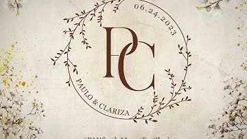 Paulo and Clariza Monogram Animation