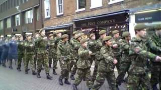 remembrance parade in Chester 14/11/2010