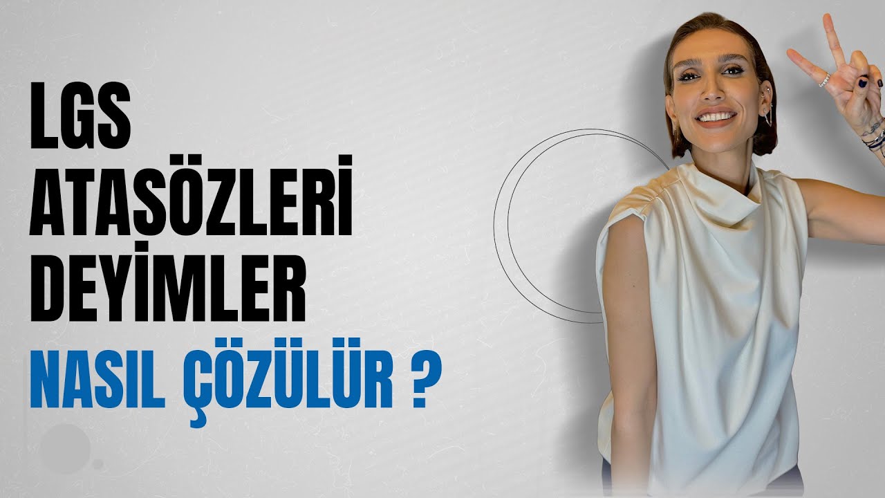 10 dakikada LGS Atasözleri ve Deyimler | Soru Çözümlü Konu Anlatımı #lgs #lgstürkçe