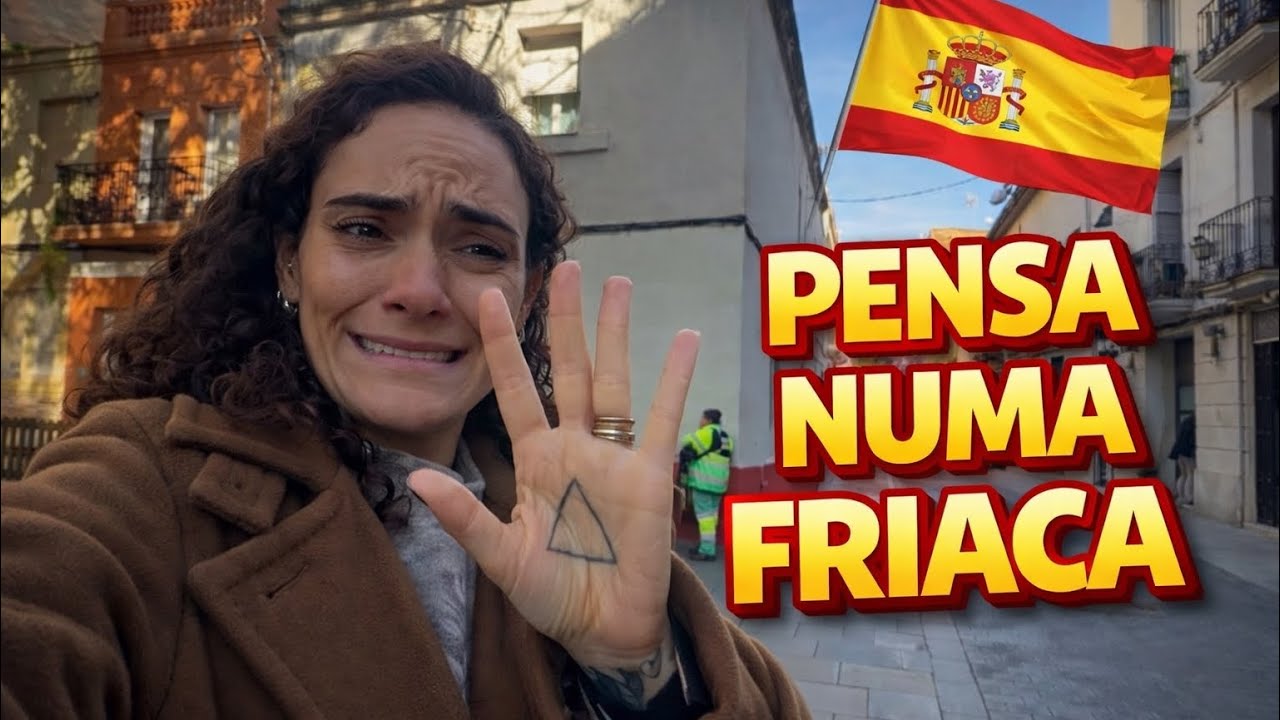 NOSSO PRIMEIRO DIA DE FAZ TUDO NA ESPANHA (e o vento quase me carregou)