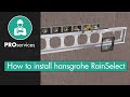 How to install hansgrohe RainSelect