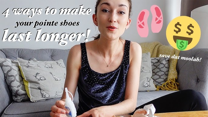 How to Jet Glue Your Pointe Shoes  (Make Your Pointe Shoes Last Longer) 