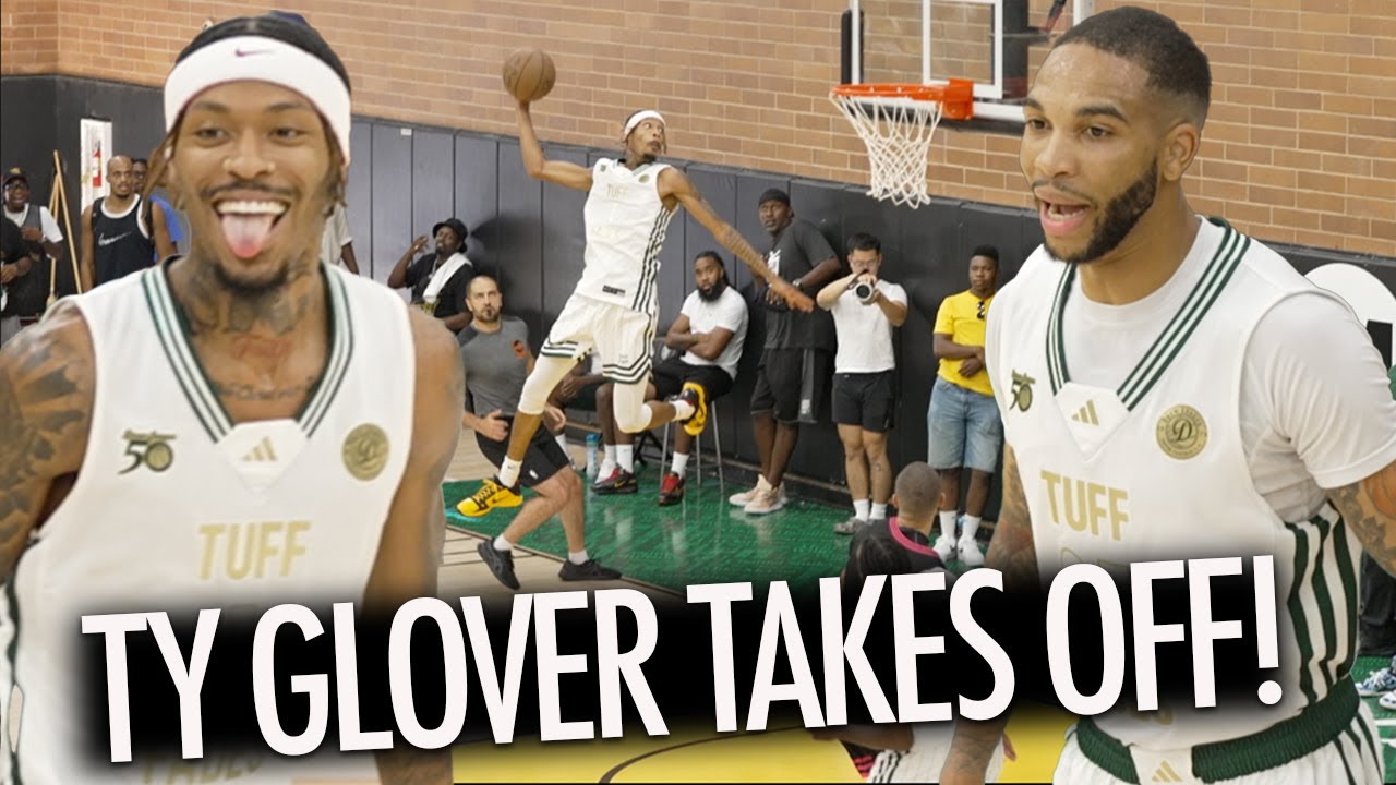 Ty Glover TAKES OFF in Drew League Playoffs! Clippers Xavier Moon