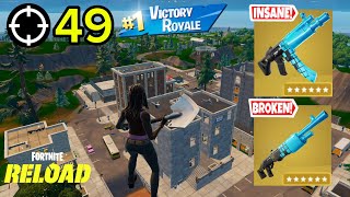 49 Elimination Solo "RELOAD” Gameplay Wins (Fortnite Chapter 7 PS5 Controller)