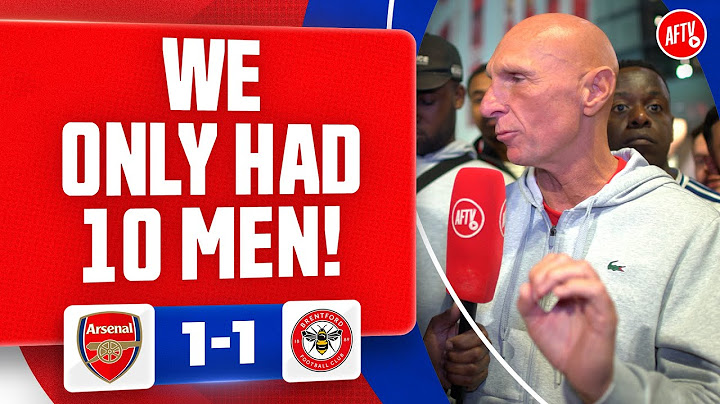 We Only Had 10 men! (Lee Judges) | Arsenal 1-1 Brentford