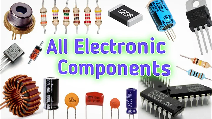 All electronic components names and their symbols | Basic electronic components with symbols