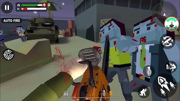 Pixel Zombie War: Survival Shoot Android Gameplay