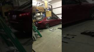 2007 Lexus is350 invidia midpipe & muffler delete