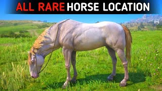 All 14 Rare Horse Locations - RDR2