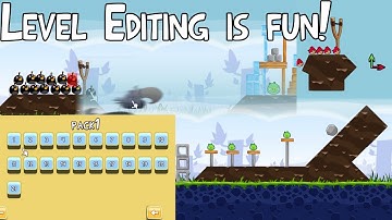 Testing out official Angry Birds level editors