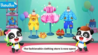 Baby panda's fashion dress-up game :- learn how to make warm down winter coat's | fashion game |E3 | screenshot 4