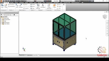 DEMO THIẾT KẾ KHUNG MÁY BẰNG PHẦN MỀM INVENTOR