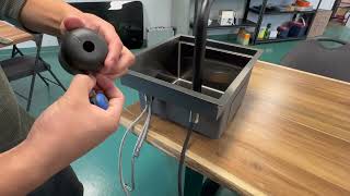 Installing the PullOut Faucet  on Nanotech Stainless Steel Sink (Professional Plumber Recommended)