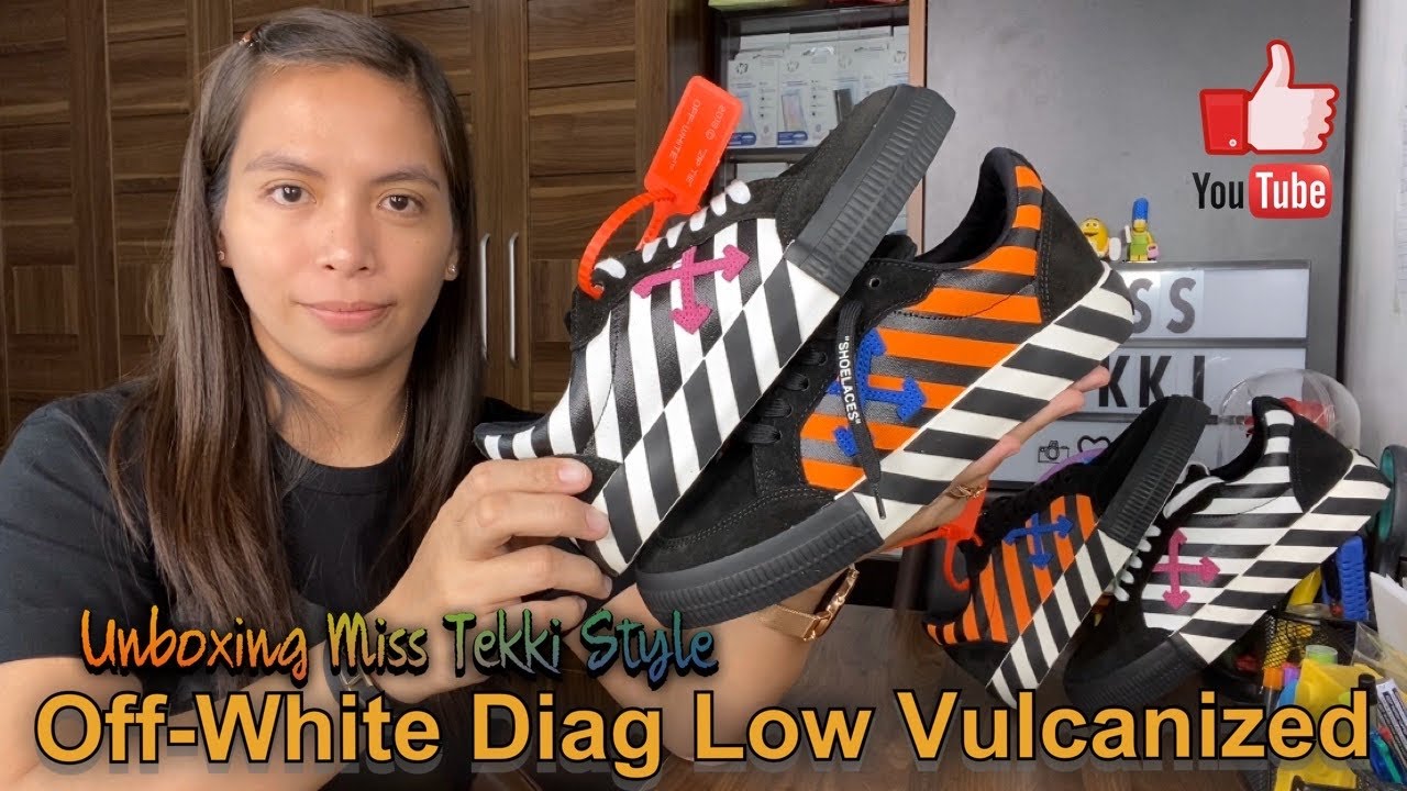 off white diag low vulcanized