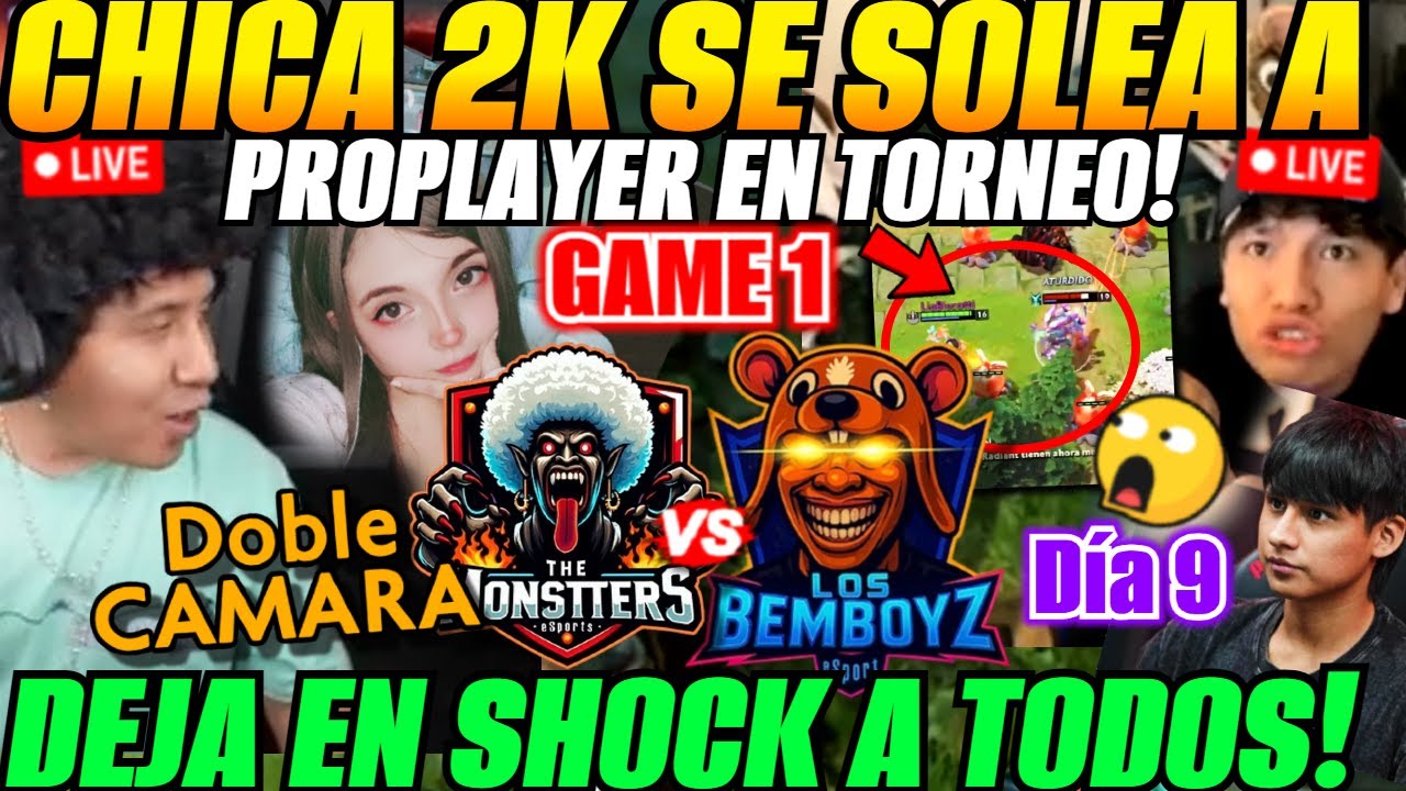 😲Chica 2k se solea a Proplayer! Día 9 Team MACARIUS vs Team BUTI ZEINTERNACIONAL 2😲