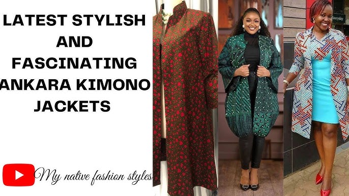 50 Trending Ankara Kimono Jackets And Dresses For 2022 - Fashion - Nigeria