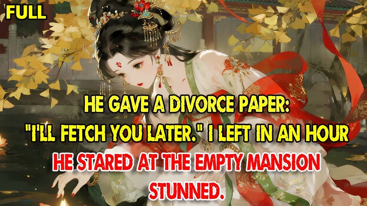 He gave a divorce paper: 