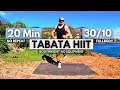 Tabata hiit 20min no repeat  full body workout   tabata 3010  interval training