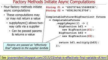 Advanced Java CompletableFuture Features: Introducing Factory Methods