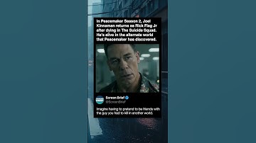 Joel Kinnaman Returns as Rick Flag Jr in Peacemaker