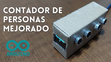 🔥 Como hacer un Contador de Personas con Arduino Nano y Sensor Ultrasónico