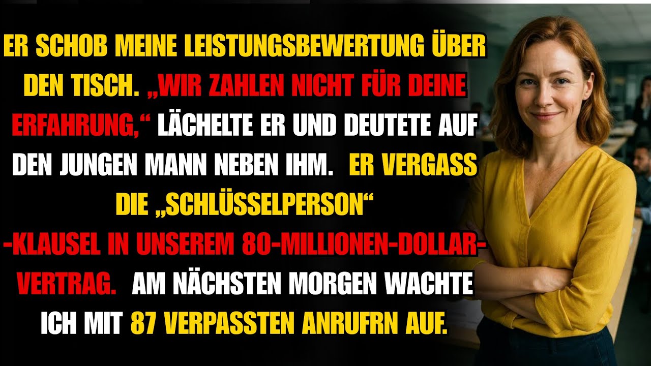 Chef: „Wir Zahlen Nicht Für Erfahrung.“ Vergaß $80M Schlüsselperson-Klausel – 87 Anrufe
