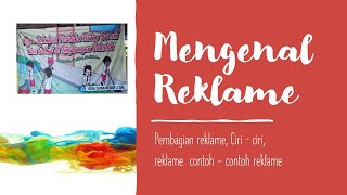 Mengenal Reklame