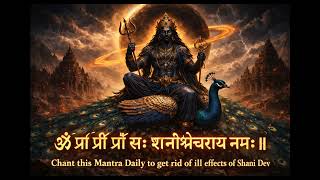 Shani Mool Mantra... Powerful Mantra to align and make a Disciplined and Successful Life. Om Shani. Wealth