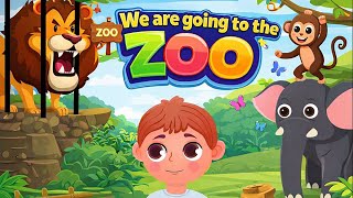 We Are Going To The Zoo Animal Song For Kids Fun Animated Nursery Rhyme