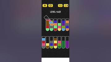 water sort puzzle level 4421