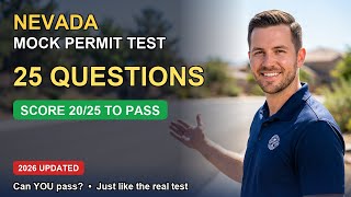 Nevada DMV Mock Test 2026 — 25 Questions, Just Like the Real Exam (Can You Pass)