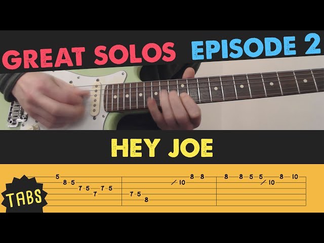 Hey Joe Tab by Jimi Hendrix (Guitar Pro) - Intermediate Solo Guitar