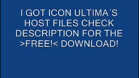 ICON ULTIMA HOST FILES!! FOR FREEEE!!!!! :DDDDDDDDDDDDDD