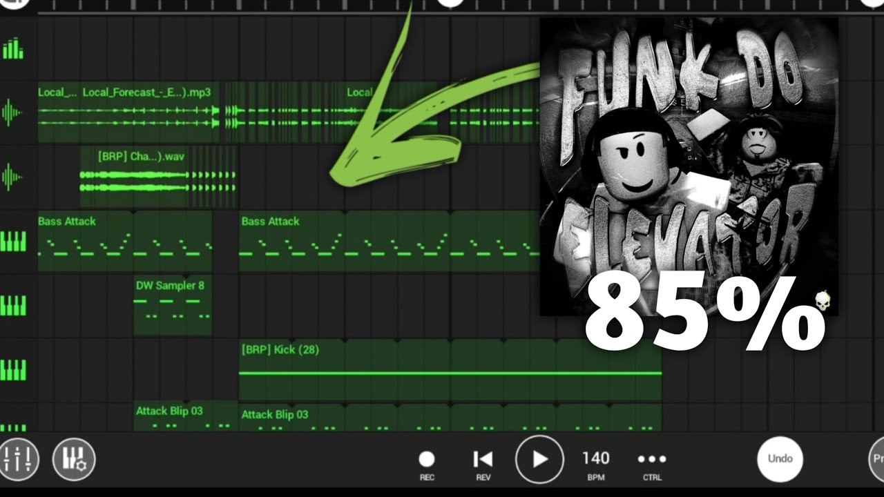 FUNK DO ELEVATOR REMAKE | FL STUDIO MOBILE | 85% ACCURATE