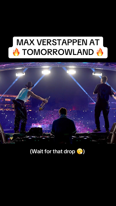 Tu tu tu tu …. 😎 #maxverstappen #tomorrowland #festival #dimitrivegaslikemike