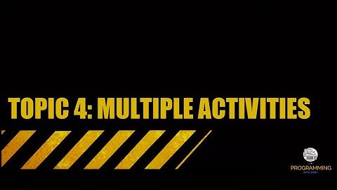 ANDROID MULTIPLE ACTIVITIES | MOVING FROM AN ACTIVITY TO ANOTHER | ANDROID MULTIPLE LAYOUT SHIFTING