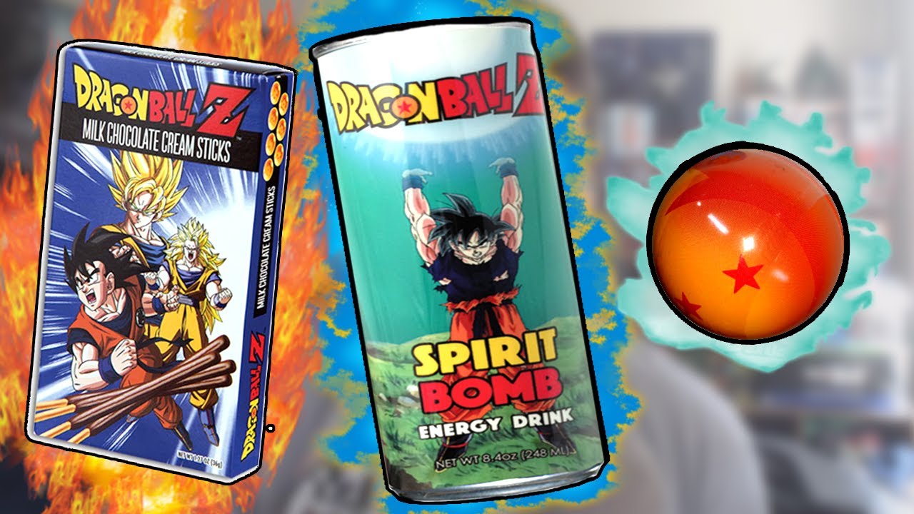 SPIRIT BOMB ENERGY DRINK AND MORE (Dragon Ball Z Taste Test) YouTube
