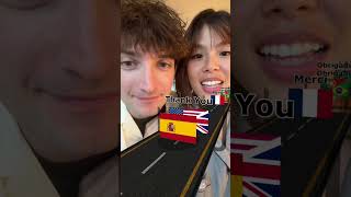 跟法國人PK各國的謝謝怎麼說🤣