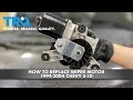 How to Replace Wiper Motor 1994-2004 Chevy S-10