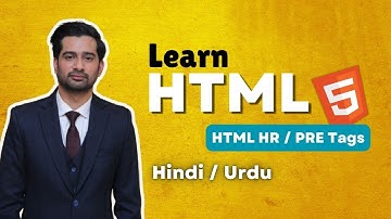 HTML Preformated Horizontal Rule Tag Tutorial in Hindi / Urdu