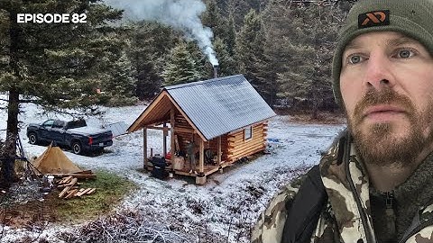 WINTER IS COMING: Sauna, Tractor Barn, Deer Season |EP82| Log Cabin Build on Off-Grid Homestead