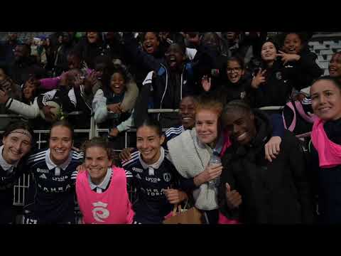 La joie avec les supporters après la victoire face à l'OM