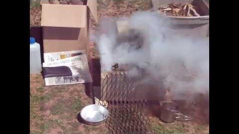 2 Cinder Block Rocket Stove - Part 8 - 1,000° F