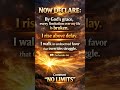 No More Limitation #iDecree #YouTubeShorts #ViralVideo  #SubscribeNow #RoadTo1K  #christianity
