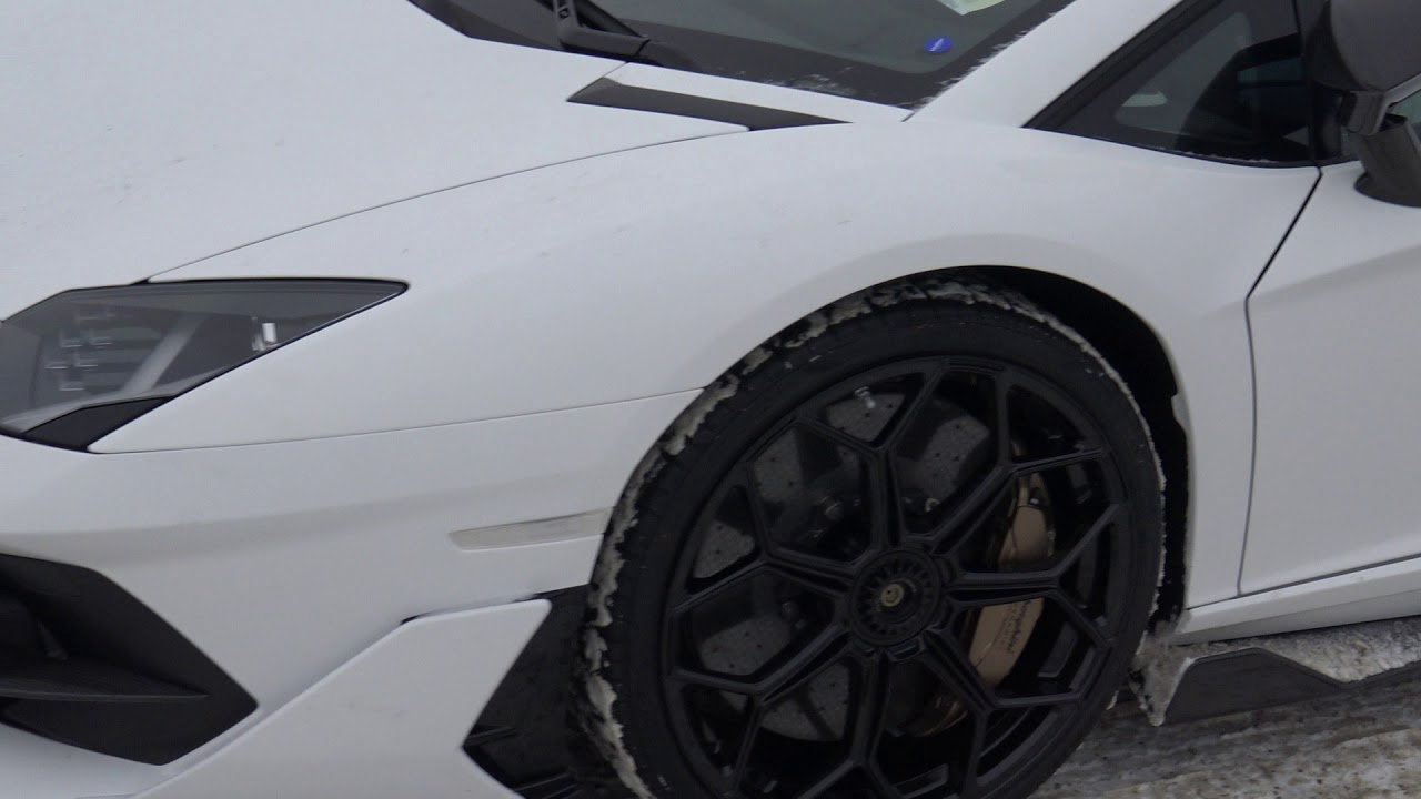 Осмотр Ламборгини Авентадор перед погрузкой в крытый автовоз. - YouTube