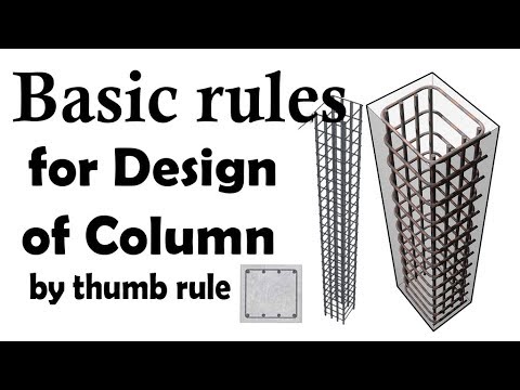 basic-rules-for-design-of-column-by-thumb-rule---civil-engineering-videos