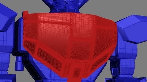 10 robot 3ds max tutorial - MEGAZORD Daizyujin 3D - Body modeling part. 01/09