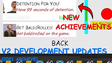 New Achievements Coming... | BBTUD Development Update #3