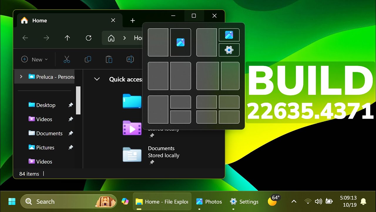 New Windows 11 Build 22635.4371 - New File Explorer Feature, Changes ...