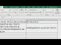 TUTORIAL DE EXCEL COMBINAR Y CENTRAR